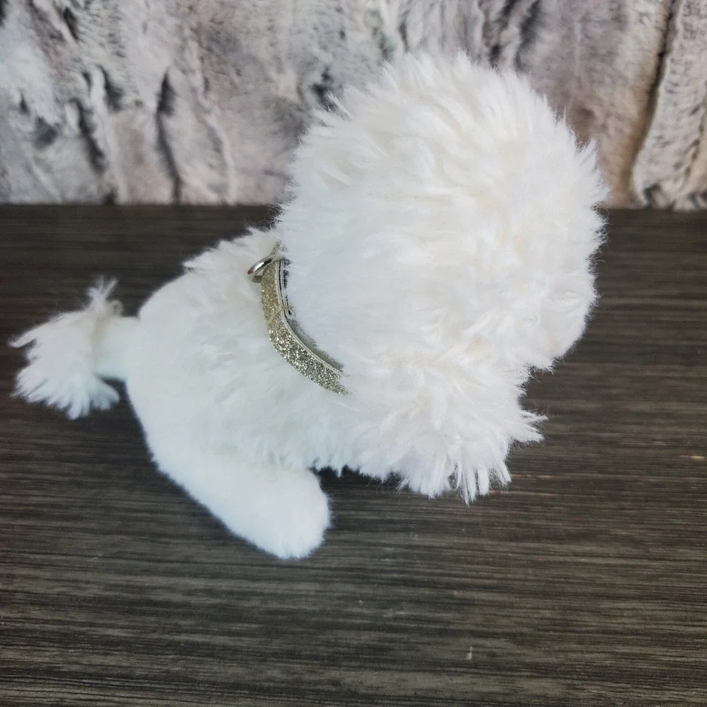 Justice Pet Shop White Poodle Puppy Dog Gigi Plush Mini Stuffed Toy 5